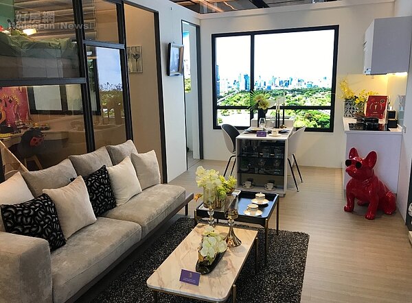 「愛琴海」二房型樣品屋。好房網News記者李彥穎攝