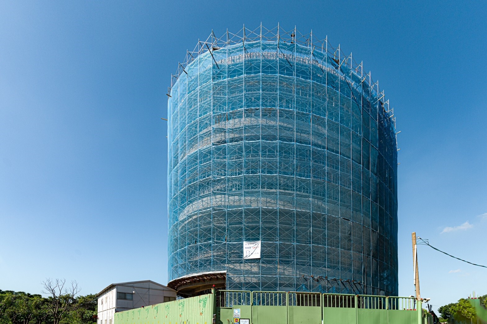 八德區大安公墓納骨塔新建工程預計2021年2月完工。圖/桃園市政府提供