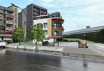 新建的國強非營利幼兒園，為地上3層建築物，總樓板面積約693.53平方公尺。圖／桃園市政府提供