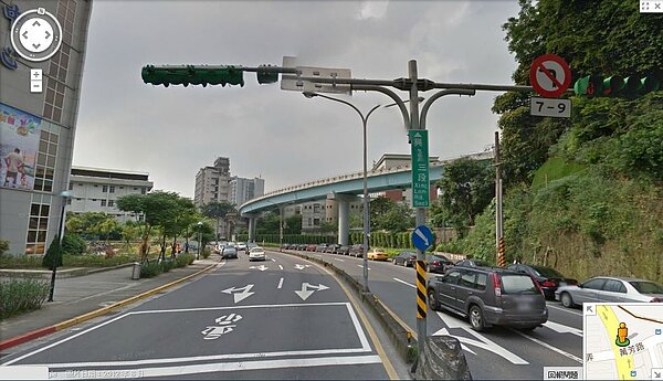 北市十大壅塞道路公布。（圖／翻攝自google maps）