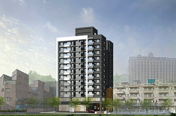 平鎮一號社會住宅預計2022年4月竣工。圖/桃園市政府提供