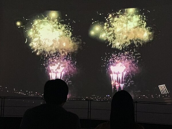 北市觀傳局釋出2020大稻埕煙火秀影片。記者趙宥寧／攝影 