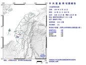 地牛翻個沒完！台南一天連5震、最大規模4.7