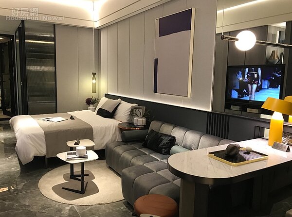 東騰機構首次推出小坪數建案「東騰界」,格局最小僅13.35坪。好房網News記者李彥穎攝