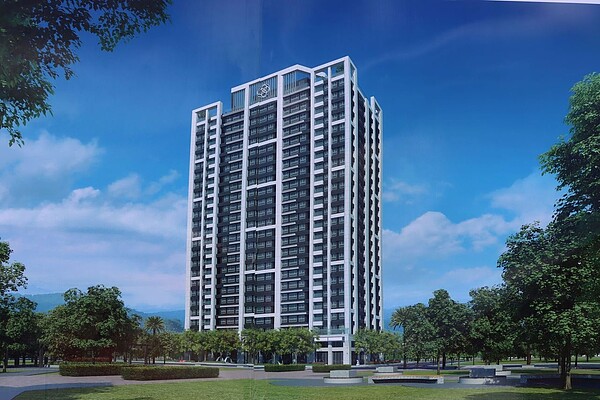 苗栗縣竹南、頭份地區房地產活絡,建商近來紛紛推出高樓建案。 圖/苗栗縣府提供
