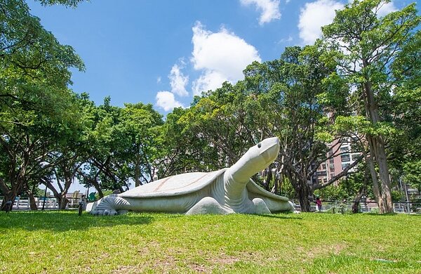 中正公園入口景觀意象。圖／桃園市政府新聞處