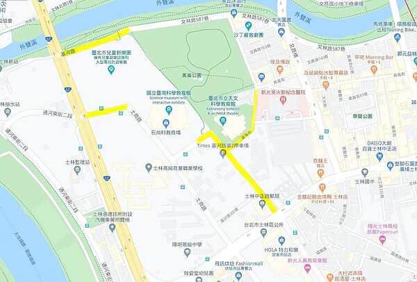 基河路周邊道路更新。圖／北市府提供