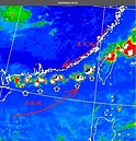 雲圖驚見「乖乖排隊對流胞」　鄭明典：北部雨算颱風尾