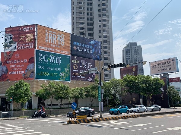 台中市南屯區的單元二和單元三，今年第四季推案將超過百億元。照片業者提供