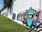 北市河濱7處堤壁　開放塗鴉