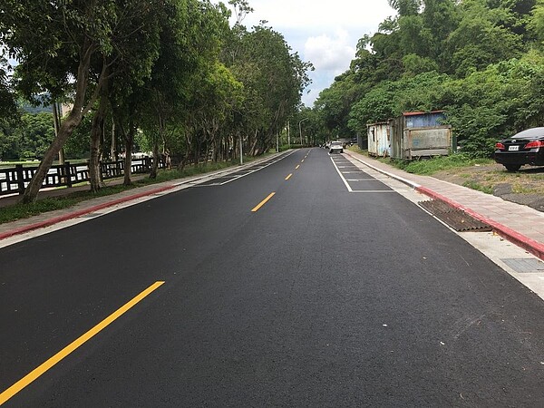 內湖路二段施工後。圖/台北市政政府提供