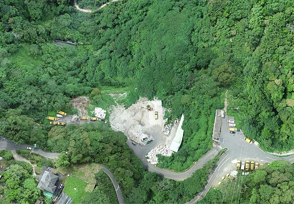 竹東掩埋場清空照。圖／新竹縣環保局提供