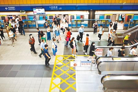 台北捷運公司取消電子票證乘車8折優惠改推「常客優惠」，不過回饋金自動加值有半年期限，經統計今年1、2月總計有954萬元已無法領。（張立勳攝）