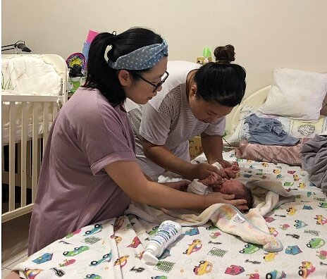 台中市政府社會局推出「五星好孕資源包」，整合生育補助、育兒指導、親子館、婦女福利等各項福利資訊。圖／台中市政府提供