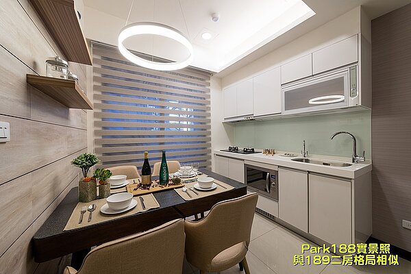 2房產品餐廳、廚房/佳陞建設提供