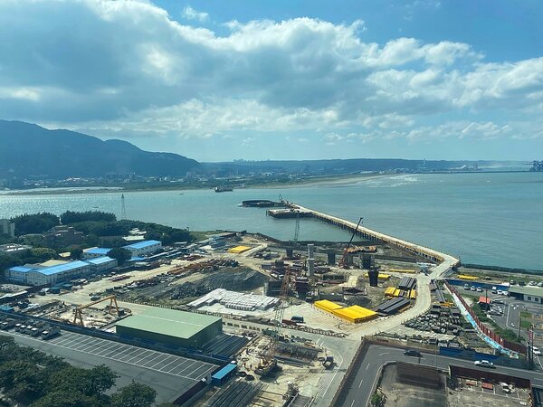 淡江大橋進度持續，預計2024年完工／佳陞建設提供