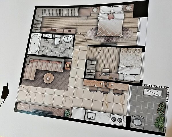 25坪2房格局圖/佳陞建設提供