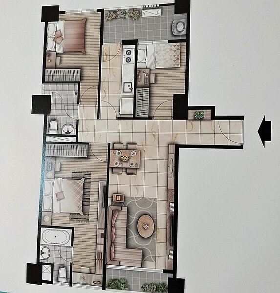 39坪3房格局圖/佳陞建設提供
