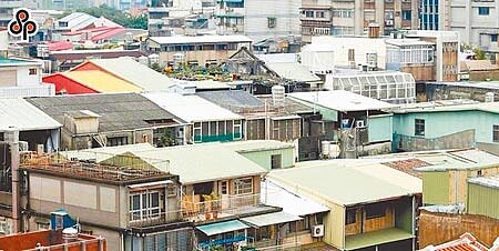 依內政部資料顯示，全台待更新危老建築高達120萬棟。（本報資料照片） 