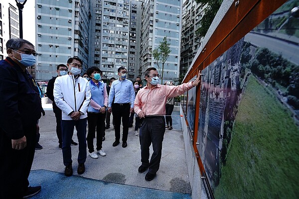 目前城中遊戲場已完工及完成安全檢測,正進行驗收程序中,驗收告一段落即開放使用。圖/新北市政府提供