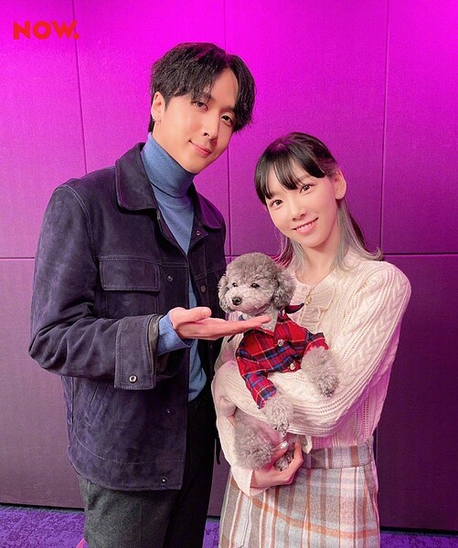 Ravi和太妍爆出戀情。圖/摘自NOW.推特