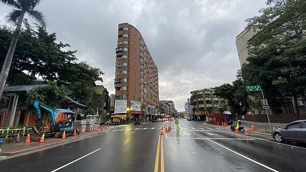 忠孝陸橋拆除後。圖/新北市政府工務局