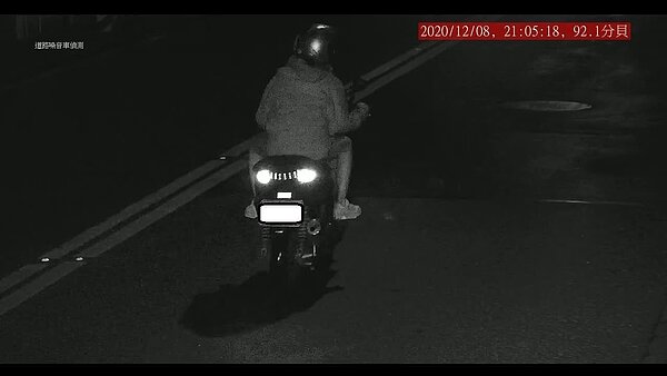 元旦凌晨起半天內，噪音偵測系統就拍逾500張疑似高噪音車，但還要等環保局判定，才會確定是否違規開罰。圖／台北市環保局提供