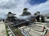 花蓮舊鐵路醫院火災　歷史建築受損
