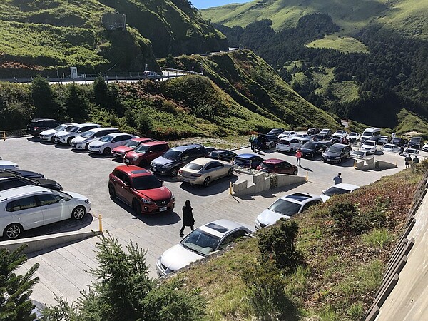 合歡山停車場。圖／東勢林區管理處提供