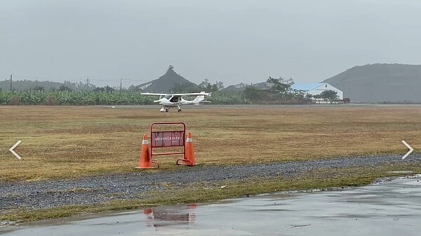 屏東賽嘉失事輕航機起飛前留下的影像。記者徐白櫻/翻攝