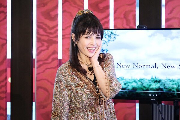 林葉亭今出席日本髮精品髮飾品牌活動。記者曾原信／攝影