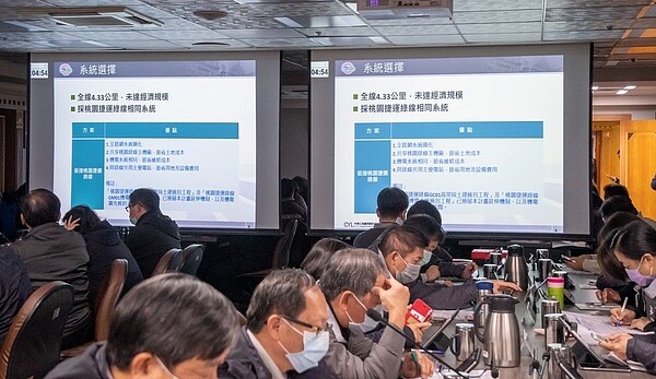 「捷運綠線延伸大溪」可行性會議。圖/桃園市府提供