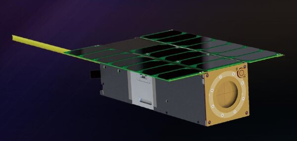科技部宣布再發射兩顆國產人造衛星，其一是中央大學製作的「飛鼠衛星」，用於觀測電離層的電漿，偵測電漿對地面無線電通訊的干擾。圖／取自國家太空中心官方網站