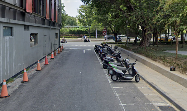 機車格。圖/擷取自Google map