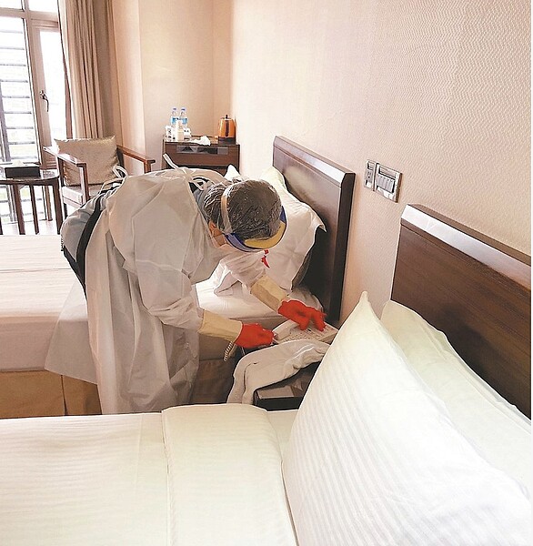 春節旅客返鄉潮,防疫旅館數量不足。報系資料照片