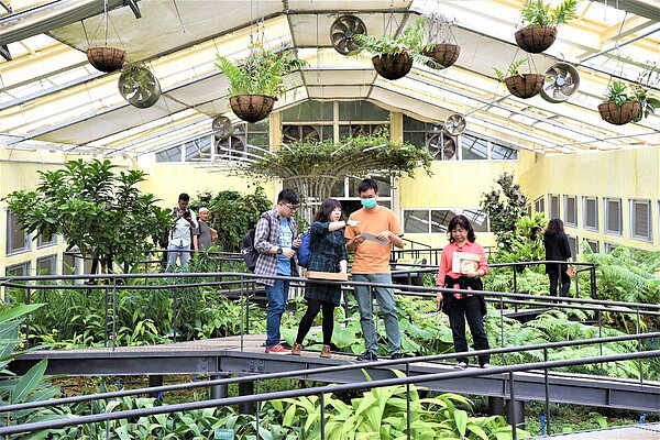 屏東林區管理處與戶外實境遊戲團隊合作,將墾丁國家森林遊樂區打造成奇幻故事情境,透過解謎遊戲,了解景物和生態。圖/屏東林管處提供