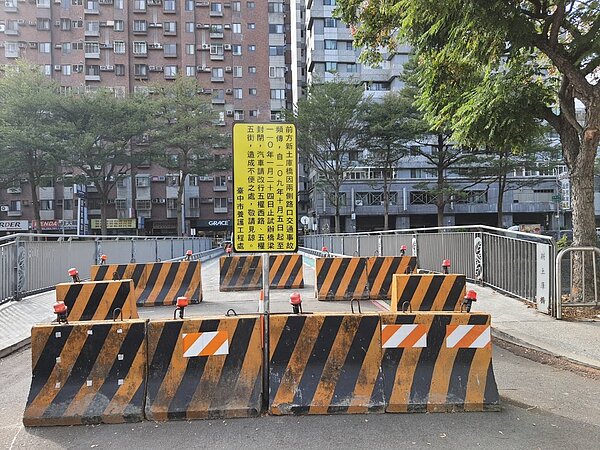 新土庫橋試辦局部封閉。圖/台中市政府提供