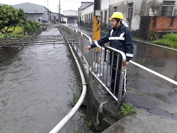 去年豪雨烏日區五福里防災社區運作情形。圖/台中市水利局提供