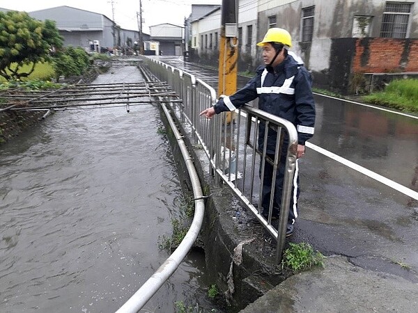 去年豪雨烏日區五福里防災社區運作情形。圖／台中市水利局提供