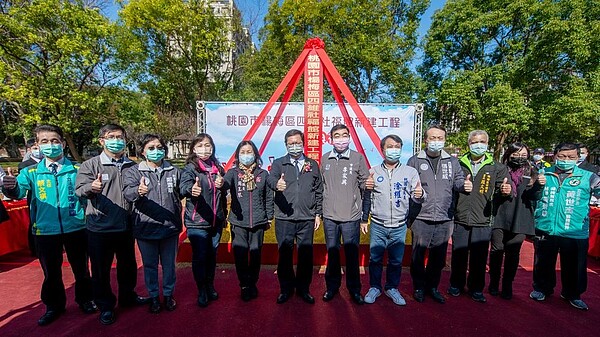 打造全齡化社福空間，楊梅四維社福館預計111年完工。圖／桃園市府提供