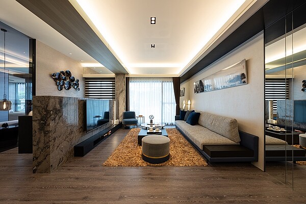 室內格局相當方正,梁柱外推設計/豐邑建設提供