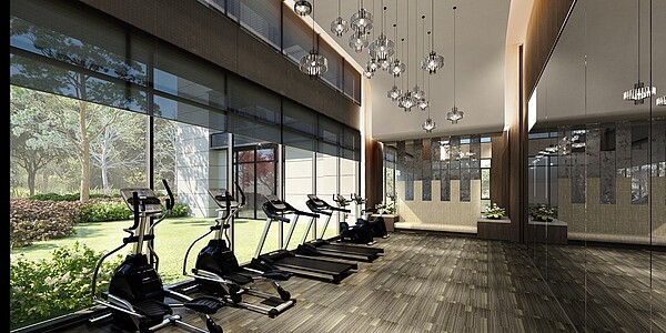健身房滿足運動熱愛者需求/豐邑建設提供