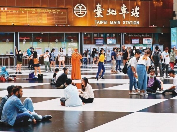 台北車站大廳示意圖。圖／聯合報資料照片
