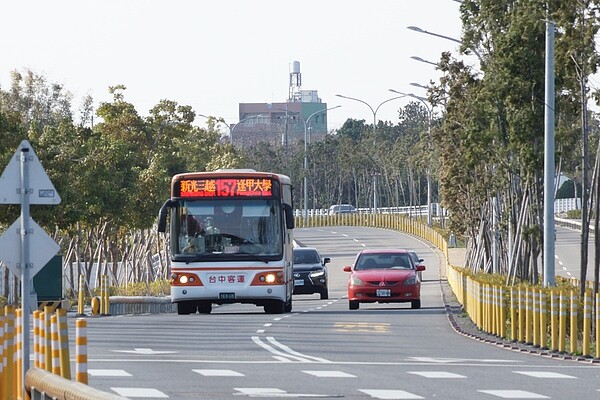 157路公車1月25日起新設4站。圖/台中市交通局提供