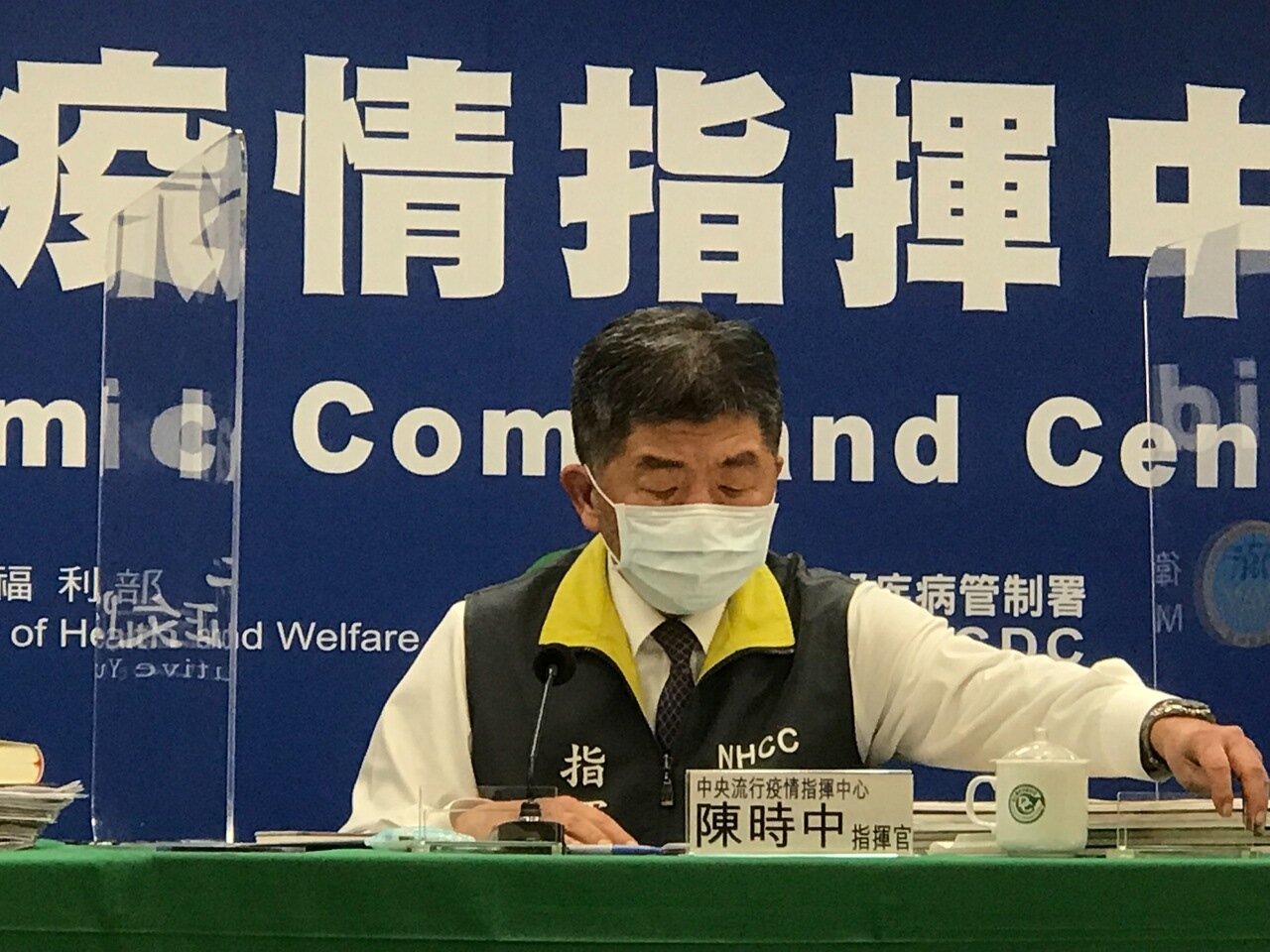 中央流行疫情指揮中心指揮官陳時中。記者黃惠群/攝影
