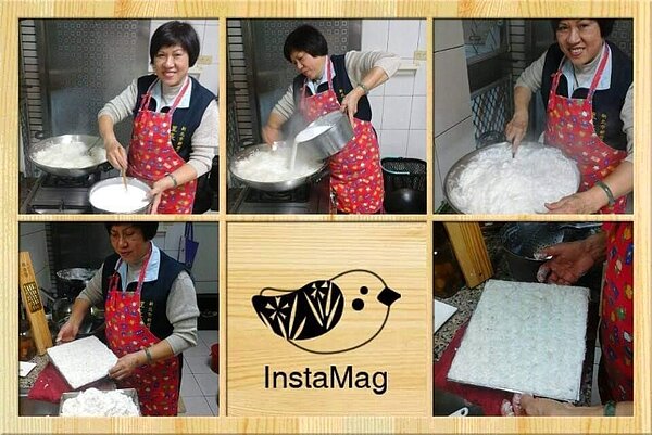 仇雅彤自製蘿蔔糕，象徵步步高升。圖／樂生活實習記者夏曉山攝