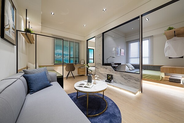 客廳光線充裕、空間設計優/海悅廣告提供