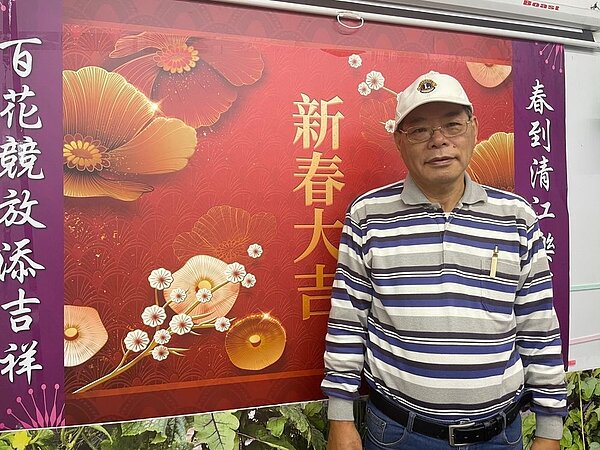 清江里里長李炳廉努力打造里內特色。圖／張慧萱攝
