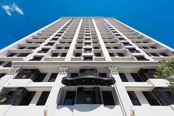 「仁愛柏麗」外觀色調鋪陳顯眼/創意家行銷提供