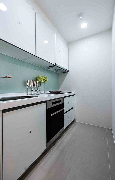 俐落雅致的廚房/創意家行銷提供